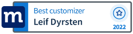 2022 Best Customizer Method:Partner award for Leif Dyrsten